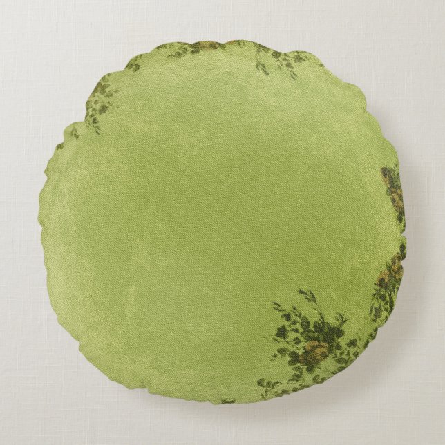 Moderne Abstracte Textuurontwerp Rond Kussen (Voorkant)