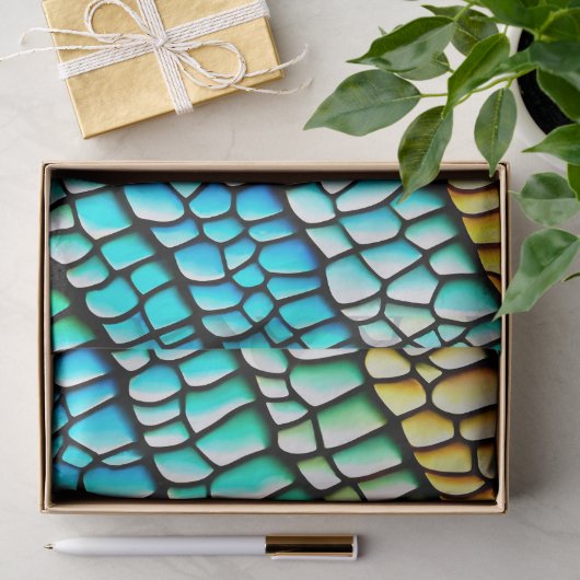 Moderne Abstracte Textuurontwerp Tissuepapier (Geschenk)