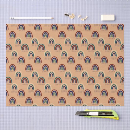 Moderne Abstracte Textuurontwerp Tissuepapier (Craft)