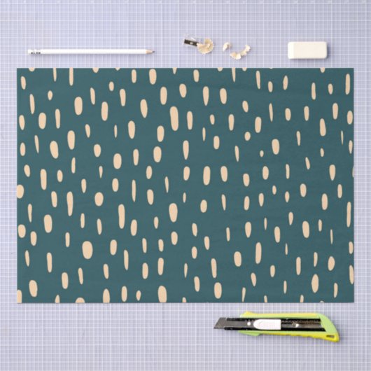 Moderne Abstracte Textuurontwerp Tissuepapier (Craft)
