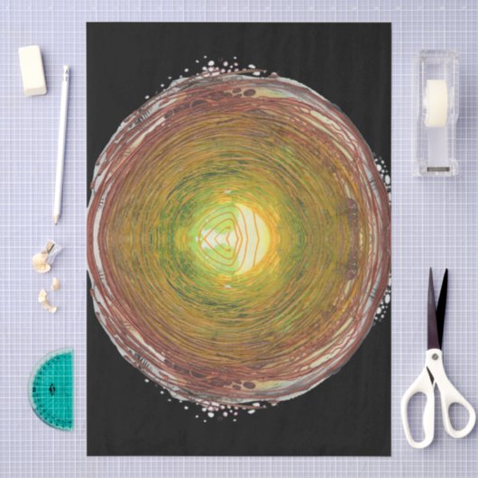 Moderne Abstracte Textuurontwerp Tissuepapier (Craft)