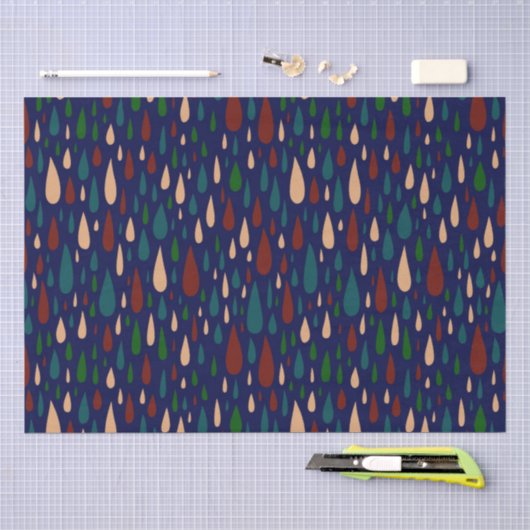 Moderne Abstracte Textuurontwerp Tissuepapier (Craft)