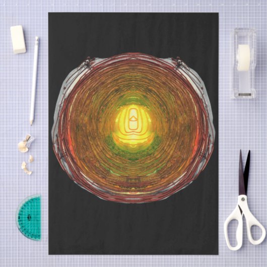 Moderne Abstracte Textuurontwerp Tissuepapier (Craft)