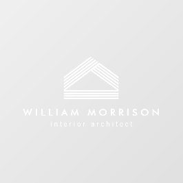 Moderne Abstracte thuisLogo Raamsticker