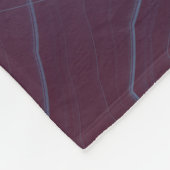 Moderne Abstracte Trendy Blauwe Bloem Fractal Art Fleece Deken (Hoek)