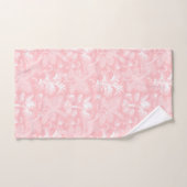 Moderne Abstracte tropische palmbomen Bladgroen Bad Handdoek (Handdoek)