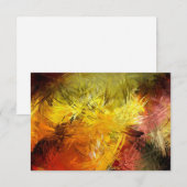 Moderne Abstracte Trouw-RSVP Luxe Kaart (Voorkant / Achterkant)