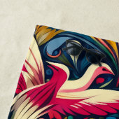 Moderne abstracte tuinkunst strandlaken (In situ)