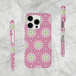Moderne Abstracte unieke salie en roze Hoesje-Mate iPhone 16 Pro Hoesje