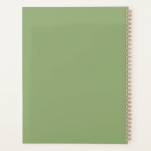Moderne abstracte unieke stijlvolle trendy planner (Achterkant)