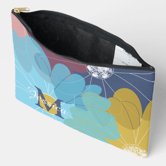 Moderne Abstracte ventilatorkunst op maat Etui (Open)