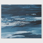 Moderne Abstracte verf Cadeaupapier (Vlak)