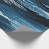 Moderne Abstracte verf Cadeaupapier (Hoek)