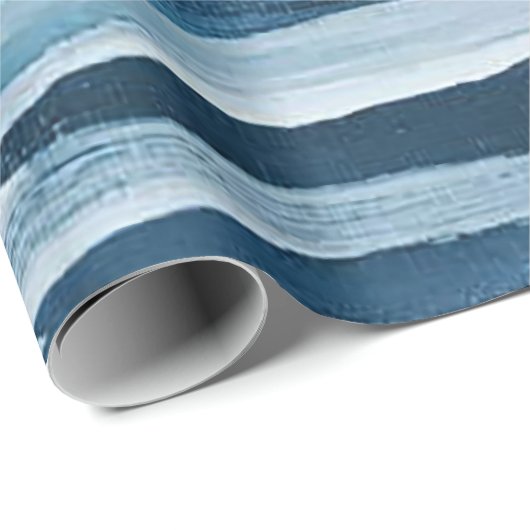 Moderne Abstracte verf Cadeaupapier (Rol Hoek)