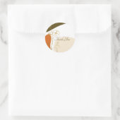 Moderne abstracte verf dank je klassieke ronde str ronde sticker (Tas)