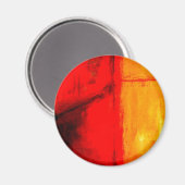Moderne Abstracte verf Magneet (Voorkant / Achterkant)