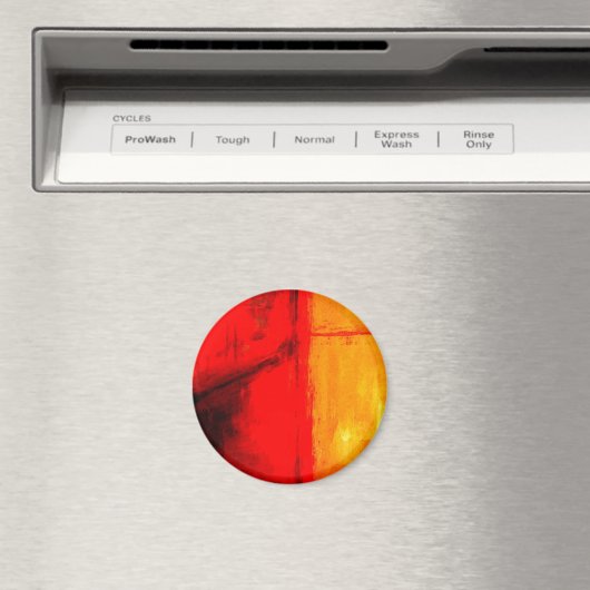 Moderne Abstracte verf Magneet (Insitu (Vaatwasser))