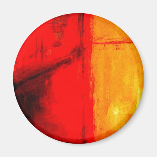 Moderne Abstracte verf Magneet (Voorkant)