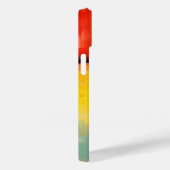 Moderne Abstracte verf met roodgeel Case-Mate iPhone Case (Achterkant / Rechts)