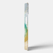 Moderne Abstracte verf op krantenpapier Case-Mate iPhone Case (Achterkant / Rechts)