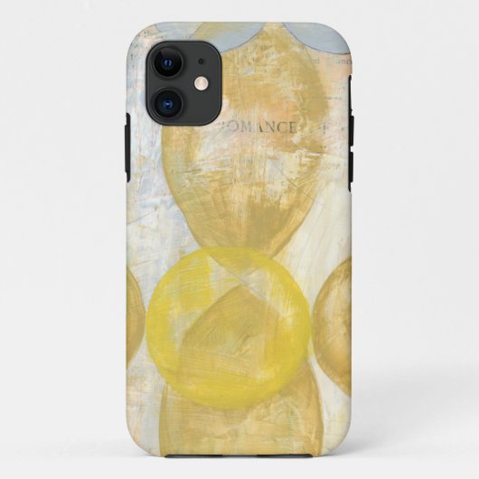 Moderne Abstracte verf op krantenpapier Case-Mate iPhone Case (Achterkant)
