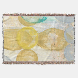 Moderne Abstracte verf op krantenpapier Deken