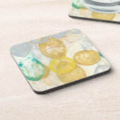 Moderne Abstracte verf op krantenpapier Drankjes Onderzetter (Linkerzijde)