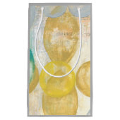 Moderne Abstracte verf op krantenpapier Klein Cadeauzakje (Voorkant)