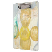 Moderne Abstracte verf op krantenpapier Klembord (Links)