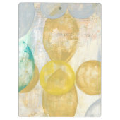 Moderne Abstracte verf op krantenpapier Klembord (Achterkant)