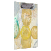 Moderne Abstracte verf op krantenpapier Klembord (Rechts)