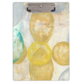 Moderne Abstracte verf op krantenpapier Klembord (Voorkant)