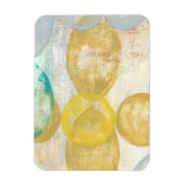 Moderne Abstracte verf op krantenpapier Magneet (Verticaal)