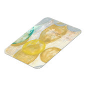 Moderne Abstracte verf op krantenpapier Magneet (Linkerzijde)