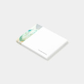 Moderne Abstracte verf op krantenpapier Post-it® Notes (Schuin)