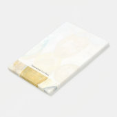 Moderne Abstracte verf op krantenpapier Post-it® Notes (Schuin)