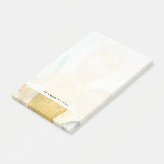 Moderne Abstracte verf op krantenpapier Post-it® Notes (Schuin)