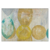 Moderne Abstracte verf op krantenpapier Snijplank (Voorkant)