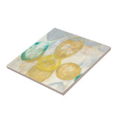 Moderne Abstracte verf op krantenpapier Tegeltje (Zijkant)