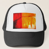 Moderne Abstracte verf Trucker Pet (Voorkant)