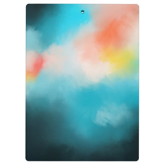 Moderne Abstracte verfijnde melkweg Klembord (Achterkant)