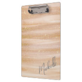 Moderne Abstracte verflijnen met Glitter Clipbo Klembord (Links)