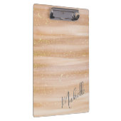 Moderne Abstracte verflijnen met Glitter Clipbo Klembord (Rechts)