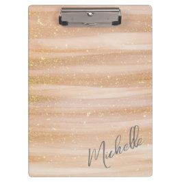 Moderne Abstracte verflijnen met Glitter Clipbo Klembord