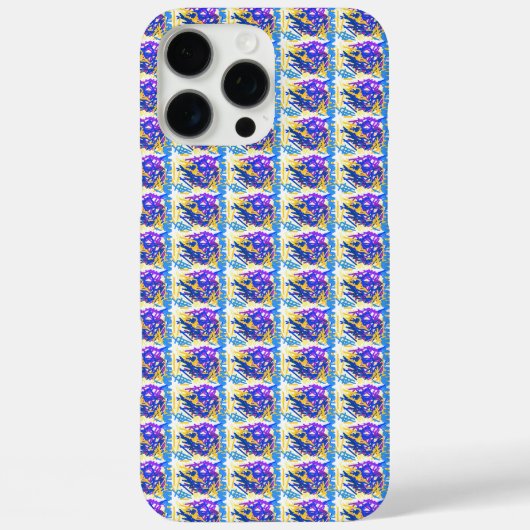 Moderne Abstracte verfsplaat Case-Mate iPhone Case (Achterkant)
