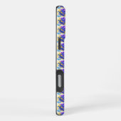 Moderne Abstracte verfsplaat iPhone Hoesje (Rechterkant)