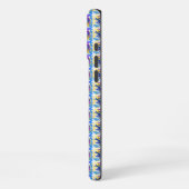 Moderne Abstracte verfsplaat iPhone Hoesje (Linkerkant)