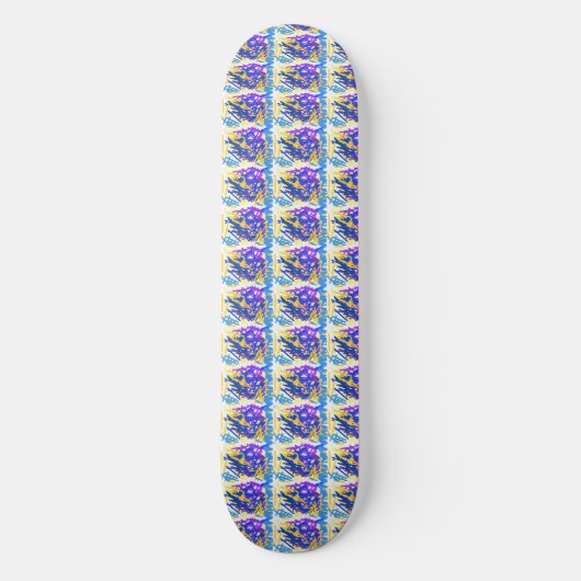 Moderne Abstracte verfsplaat Persoonlijk Skateboard (Voorkant)