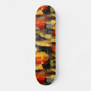 Moderne Abstracte verfvierkantjes Persoonlijk Skateboard