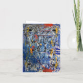 Moderne Abstracte Verjaardagskaart Kaart (Achterkant)
